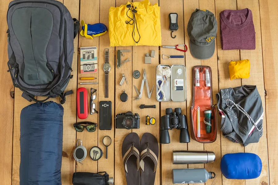 Toiletries Organized While Traveling